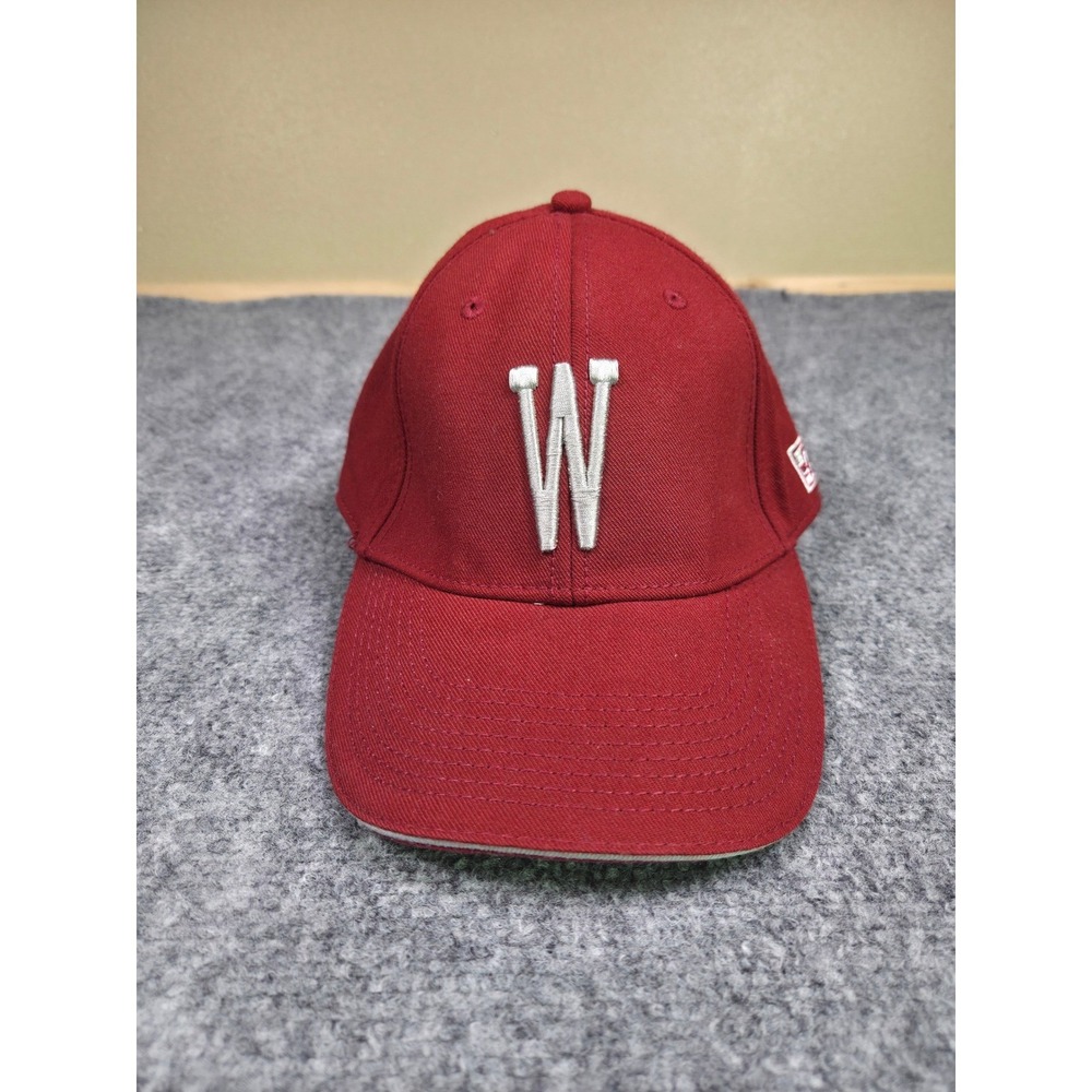 Washington State Cougars Hat Mens 7 3/8 Crimson The Game Fitted Wool Blend